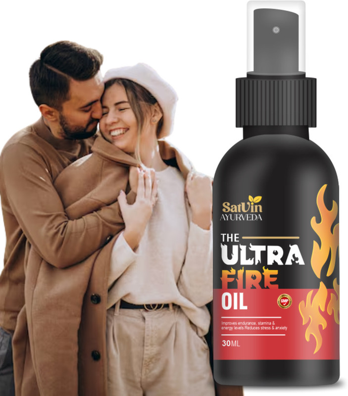 Satvin Ayurveda Ultra Fire Power Josh Oil - Boost Stamina and Performance Power Oil(30 ml)