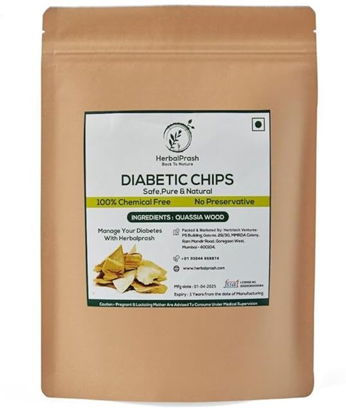 herbal prash 100 Gram Diabetic wooden chips, koshiya lakdi,Madhumeh,Bitter Wood,Quassia(100 g)