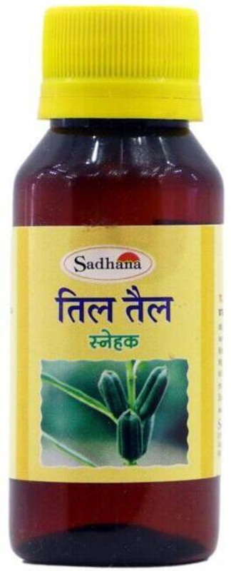 Sadhana Ayurvedics Til Tail - 100ml /Ancient Herbal Sesame Oil /An all in one Oil for Skin and Hair(Pack of 3, 100 ml, 100 ml, 100 ml)