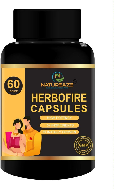 Nature Aze HerboFire Capsules – Boost Energy, Bone Health & Stamina(60 Tablets)