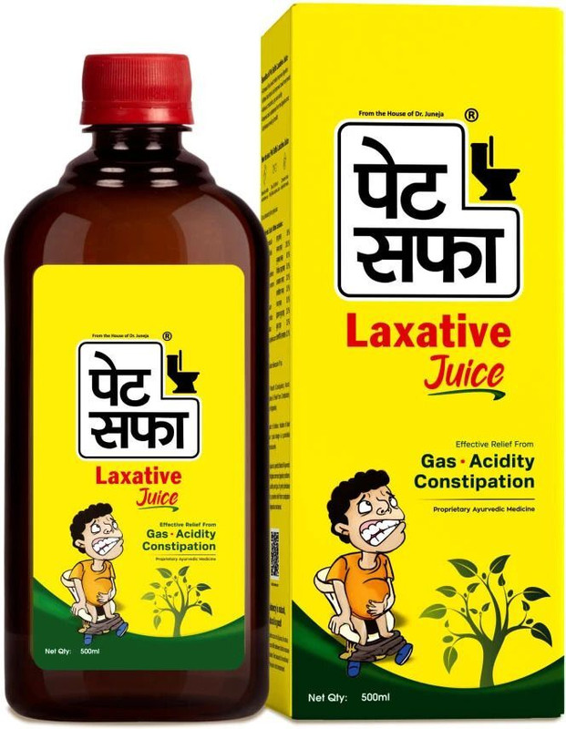 Pet Saffa Laxative Juice -500ml, Relieves Constipation, Gas, Acidity & Improves Digestion(500 ml)