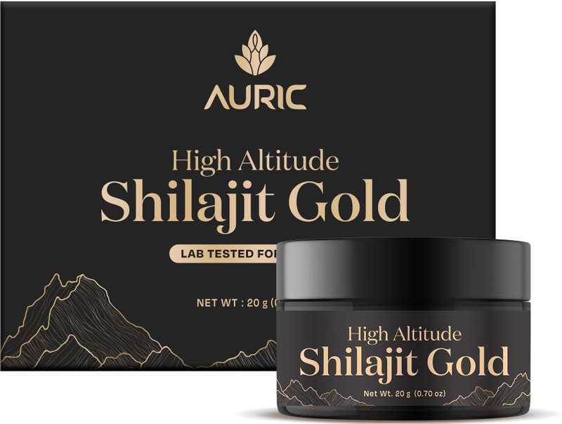 Auric Lab Certified Shilajit Gold Resin | Boosts Stamina, Strength & Improves Vitality(20 g)