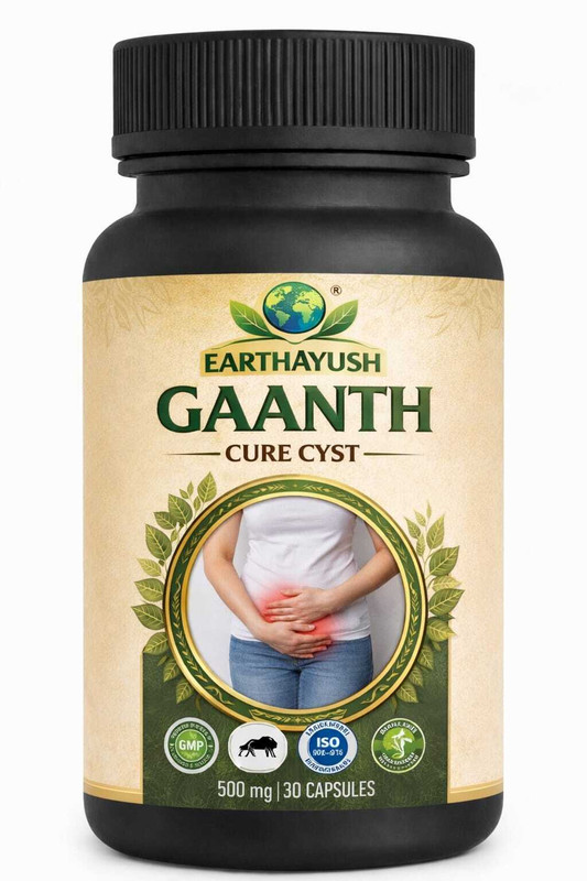 earthayush Gaanth Helps in manage ovarian cysts 30 capsule pack of 1(30 Capsules)