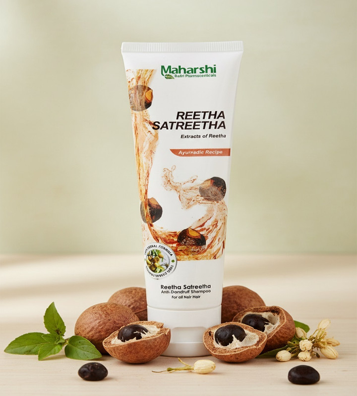 Maharshi BADRI Reetha Satreetha Anti-Dandruff Shampoo(100 ml)
