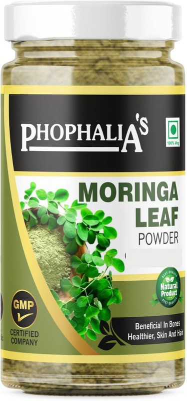 Phophalia's Pure Moringa Leaf Powder For Bone Strength, Skin and Hair 100GM(100 g)