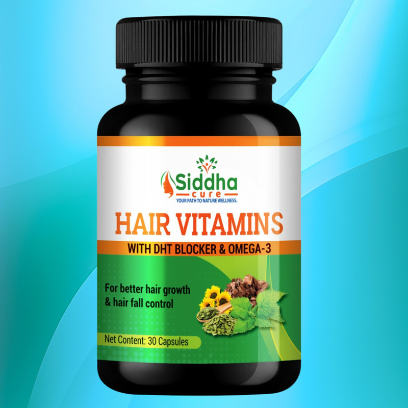 Siddha cure Hair Growth and Repair Capsules with Multinutrients(30 Capsules)