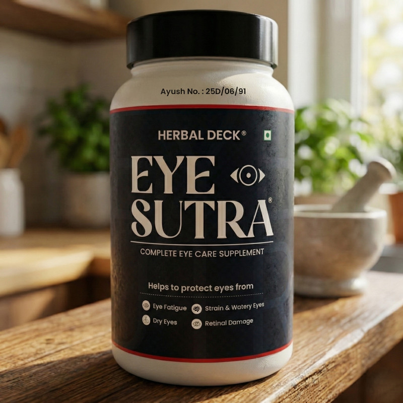 Herbal Deck Daily Eye Wellness Powder for Vision Comfort Support(150 g)