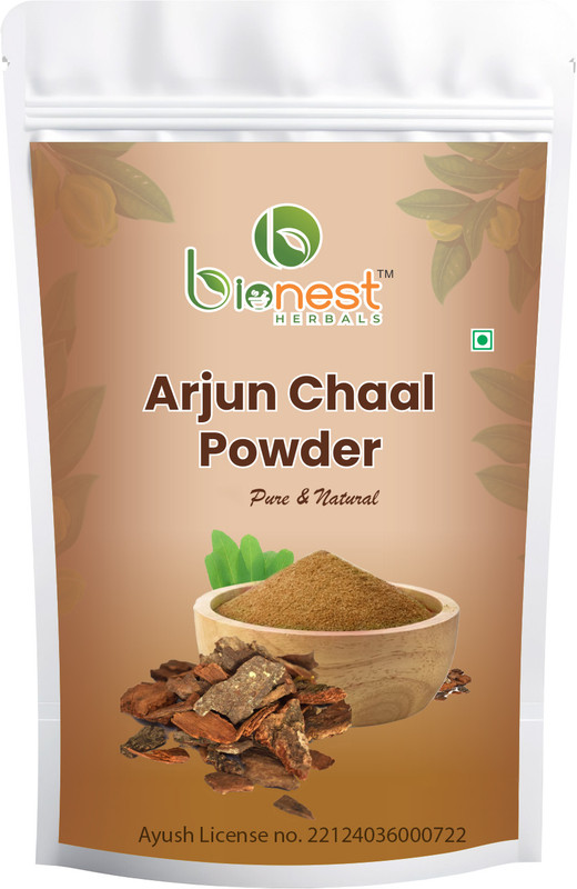 Bionest Herbals Arjun Chaal Powder | Arjuna Bark | Heart Health & Cholesterol Support(100 g)