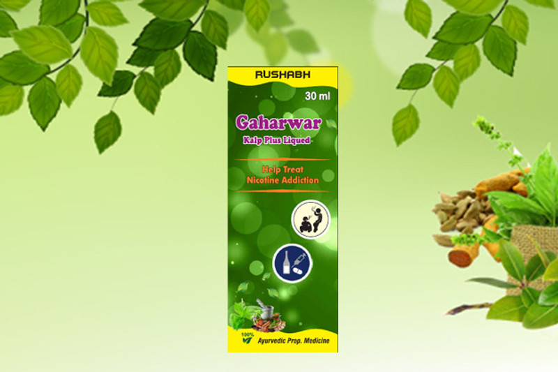 Rushabh GAHARWAR KALP PLUS LIQUID 30ML FOR Nicotine Addiction(30 ml)