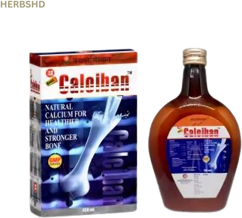 HERBSHD Calciban Syrup For Bones Health & Good Health Wellness(450 ml)