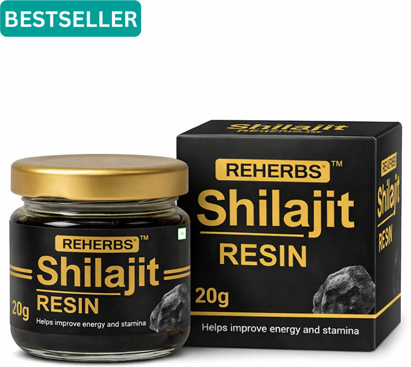 REHERBS PURE SHILAJIT RESIN | RICH IN FULVIC ACID | FOR STRENGHT , STAMINA & POWER | 20G(20 g)