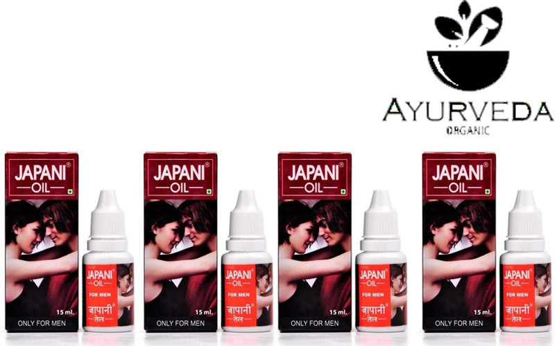 Redtize NK Japani Oil for Men's- Ayurvedic for Stamina and Performance(Pack of 4, 15 ml)