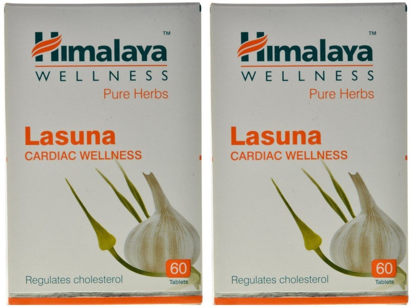 HIMALAYA Lasuna Cardiac Wellness (Pack of 2, Each Pack 60 Tablets)(Pack of 2, 60 Tablets, 60 Tablets)