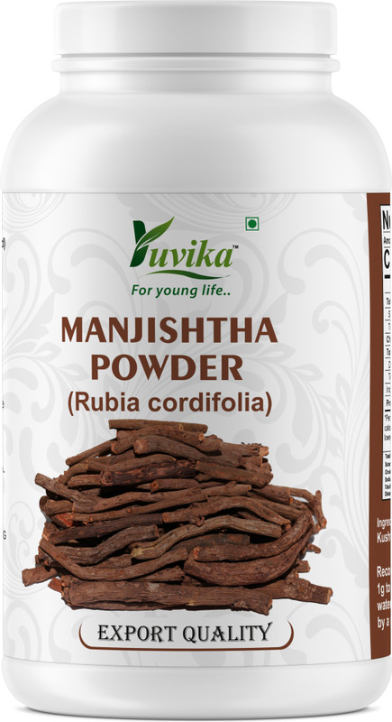 yuvika Manjistha Powder - Majith - Rubia Cordifolia - Indian Madder(100 g)