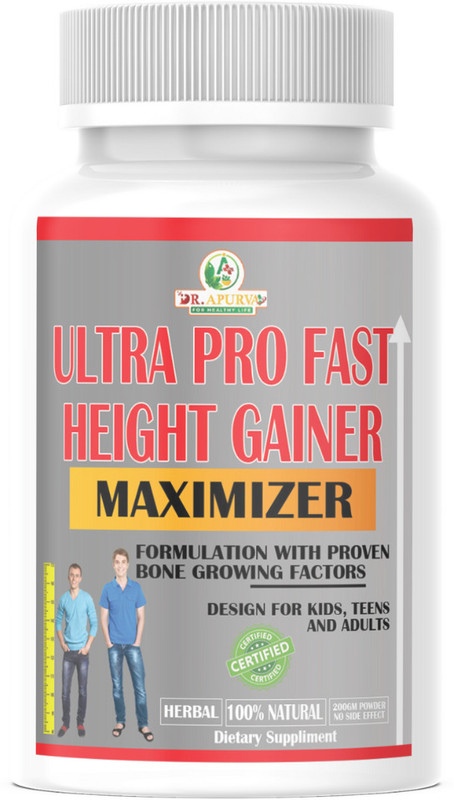 DR APURVA 100% Natural Ultra Pro Fast Height Gainer For Height Increasing Powder(200 g)