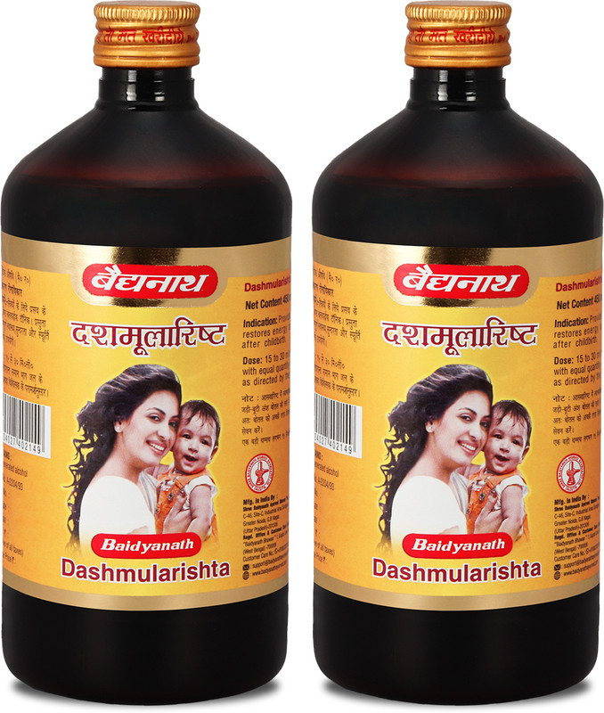 Baidyanath Dashmularishta- a Nutritional Ayurvedic Health Tonic for Females | Helps to Strengthen Mind, Body and Stamina |(Pack of 2, 450 ml, 450 ml)