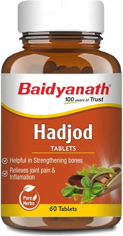 Baidyanath Hadjod Tablets-60 Tablets | Supports Bone & Joint health(60 Tablets)