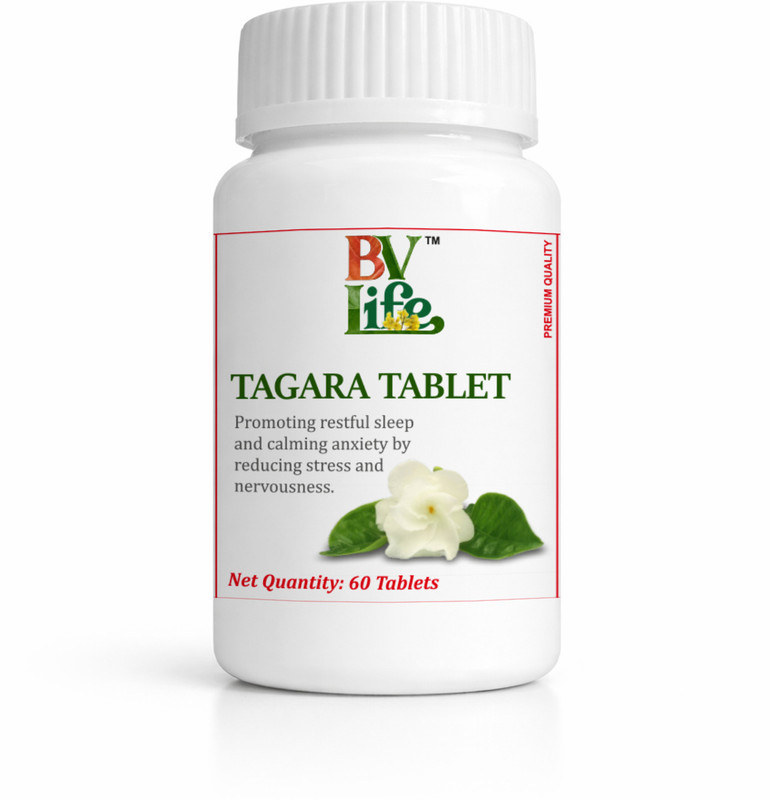 BV Life Tagara 60 Tablets - Ayurvedic Stress Relief(60 Tablets)