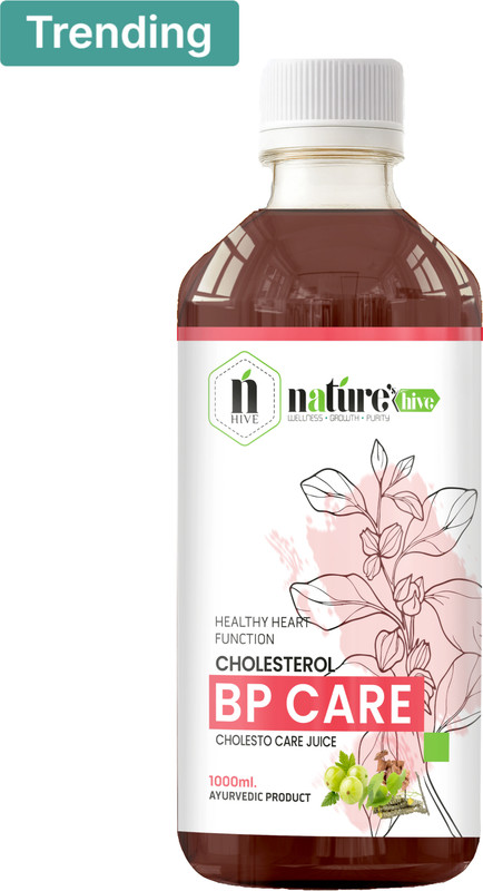 Natureshive BP Care Juice | Ayurvedic Support for Cholesterol, BP & Heart Health(1 L)