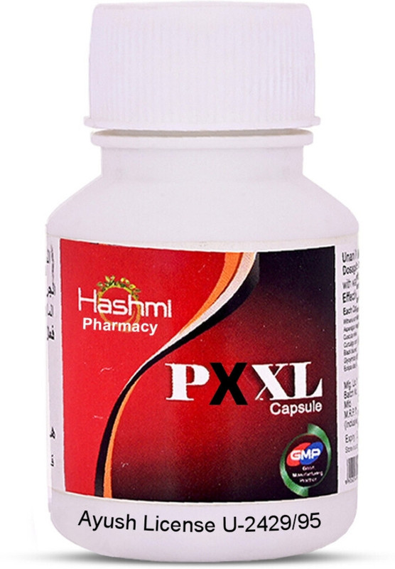 Hashmi Pharmacy PXXL Ayurvedic Capsule for Men's Stamina & Daily Energy Support(20 Capsules)