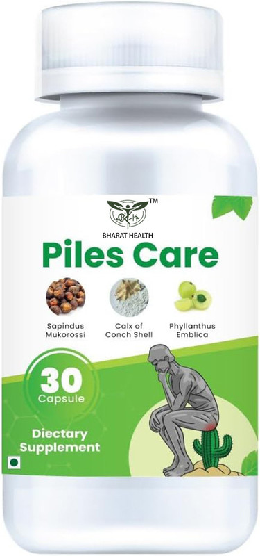 BHARAT HEALTH AYURVEDIC PILE HEALER 60veg capsules pack of 1(60 Capsules)