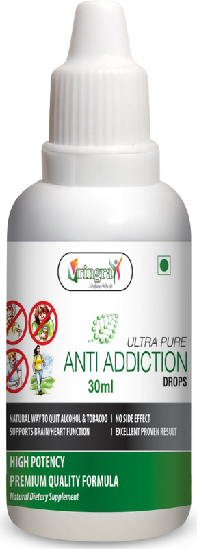 Vringra Anti Addiction Drops-DeAddiction-Stop Smoking-Nasha Band Drops-Addiction Killer(30 ml)