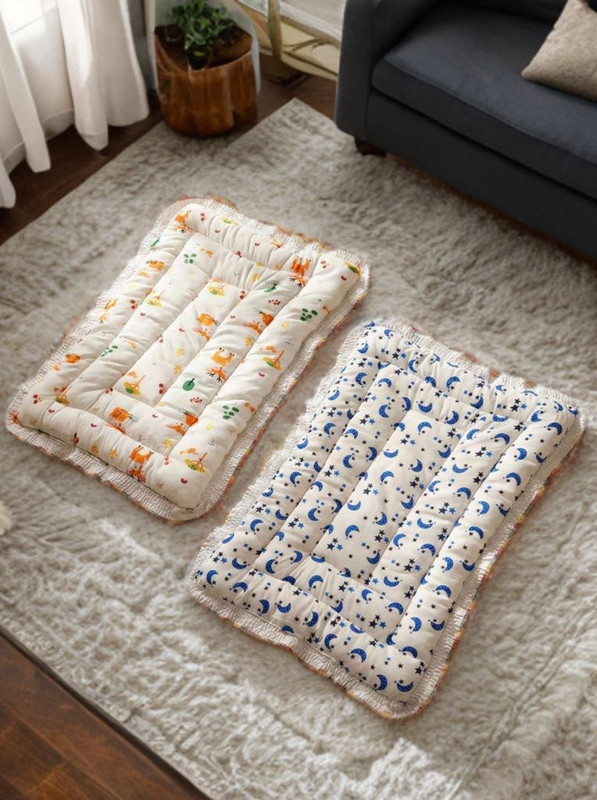Hk hova baby mat standard cotton(Plastic, Multicolor)