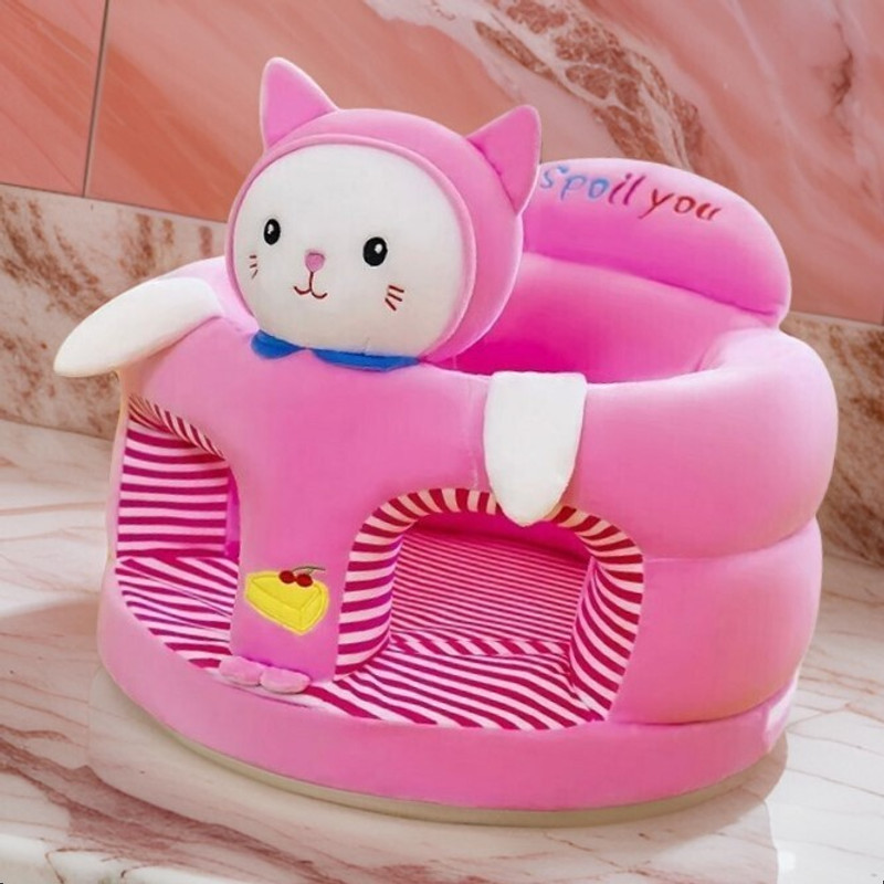 Lkbed Baby Birthday Gift CUTE FACE BABY SUPPORTER/CHAIR/SOFA FOR SWEET BABY kids kids(Fabric, Pink)