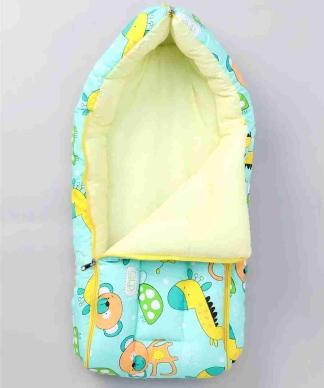 Cart For Baby Baby Cotton Bedding and Carrying Sleeping Bag Sleeping Bag Baby Sleeping Bag CARTOON PRINT(Fabric, Yellow)