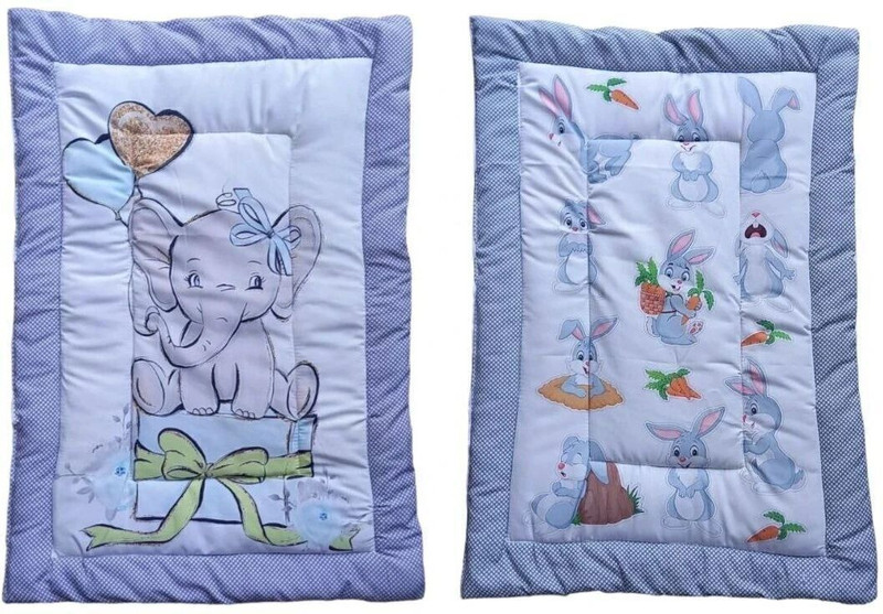 Ronqiza Baby Godari Sleeping Mat with Cute Cartoon Designs Godari Baby Bedding Set(Fabric, Multicolor)