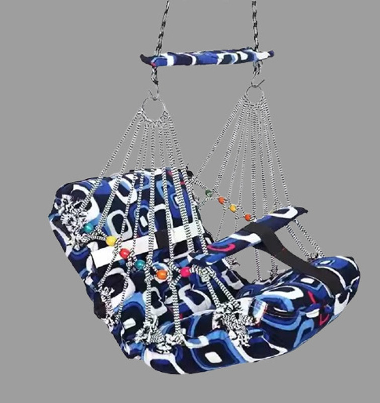 RITKRU CHILD BOY SWING CHAIR JHULA PACK OF 1 Swings SMALL(Fabric, Blue)