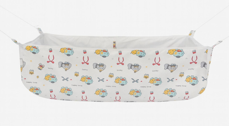 parth Soft Cotton Baby Cradle 7 Baby Cradle / Hammock Jhula Animal & Toys Print Design(Fabric, : Grey Base with Multi-Color Prints)