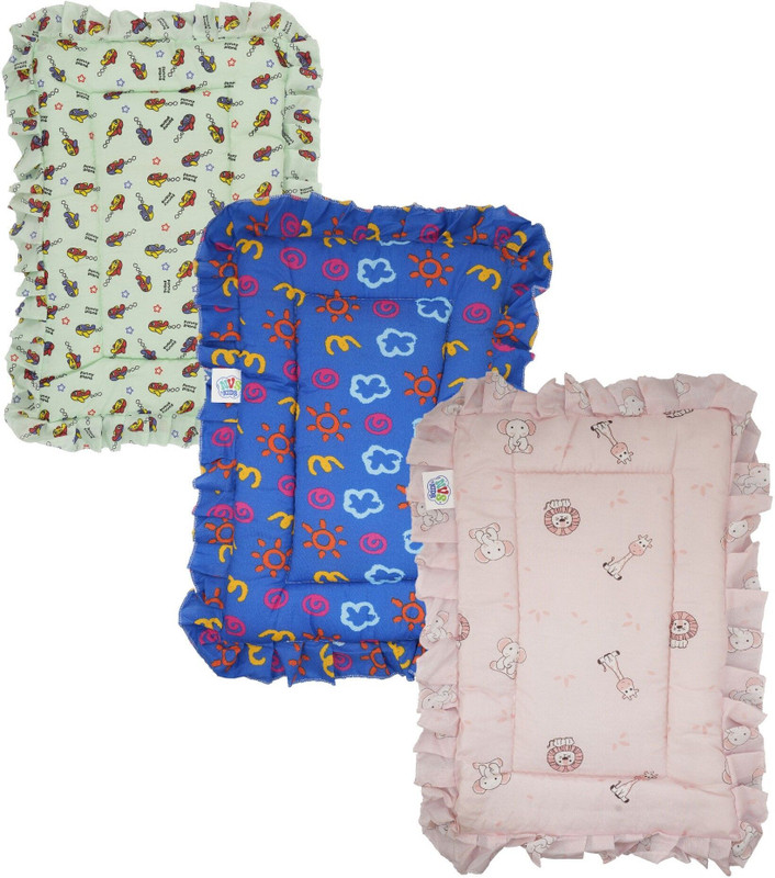 NVS KIDS NVS KIDS Baby Soft Cotton Mattress for Newborns (75x50 cm) standard Cotton(Fabric, Multicolor)