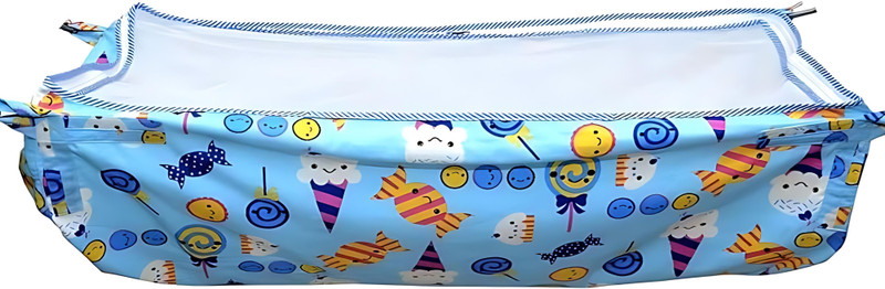 APAV Portable Baby Cradle Cloth bedding for cradle Soft, Breathable, and Compact(Fabric, Blue)