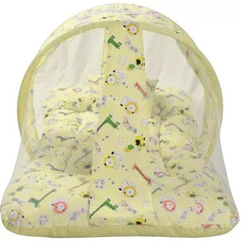 adore stuff Bedding Set with Mosquito Net Nylon Washable Kids Mosquito Net(Multicolor, Bed Box)