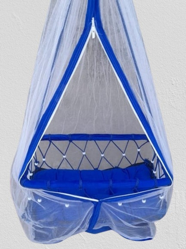 Kids Town Baby Swing Hammock Swing Baby Jhula Baby Gear Baby Palnaa with Mosquito Net Baby Cradle Simple(Fabric, Multicolor)