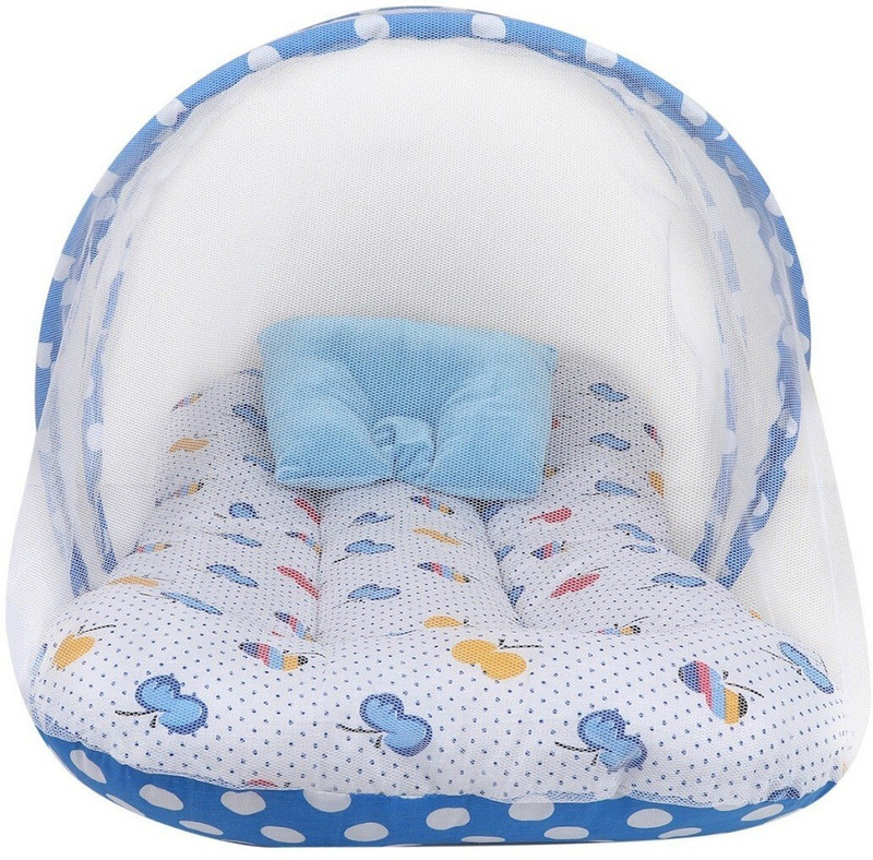 Chote Janab Exclusive Mosquito Net Mosquito Net for Kids Crib(Fabric, Blue)