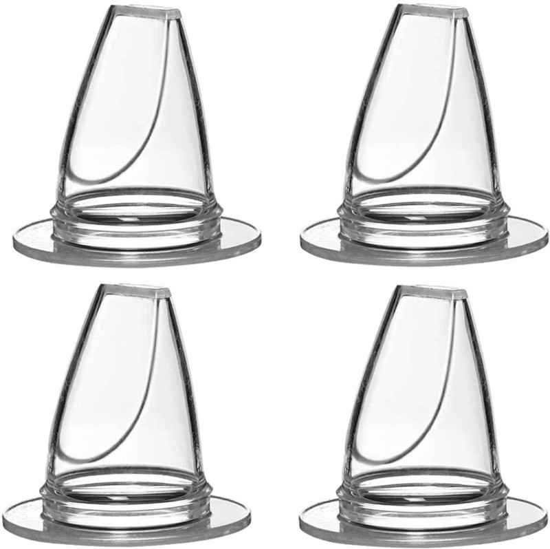 PGD Baby Feeding Bottles Silicon Sipper Nipples (Pack 0f 4) - 40 ml(transparent)