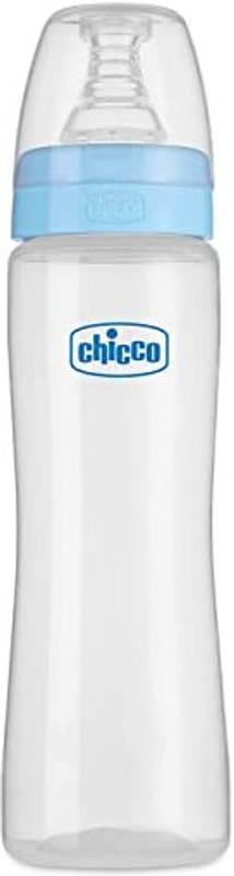Chicco aby Feeding Bottle - FEED EASY - MEDIUM 2M+ - 250 ml - 250 ml(Blue)