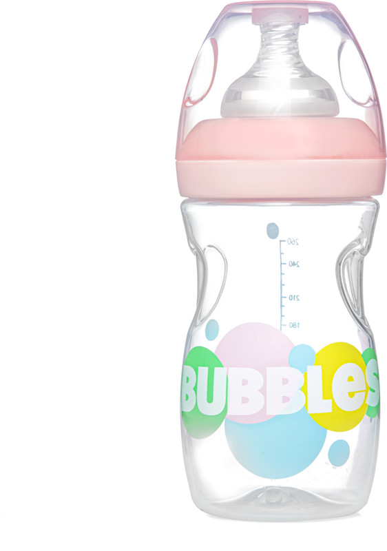 Bubbles Baby Feeding Bottle - 260 ml(Pink)