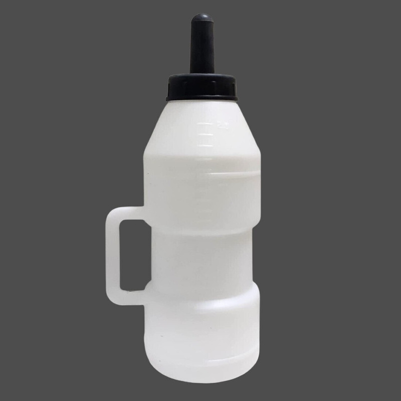 Survyam Enterprise Cow Calf Milk Feeding Bottle with Nipple Drinker with Handle Pet Nursing Kit