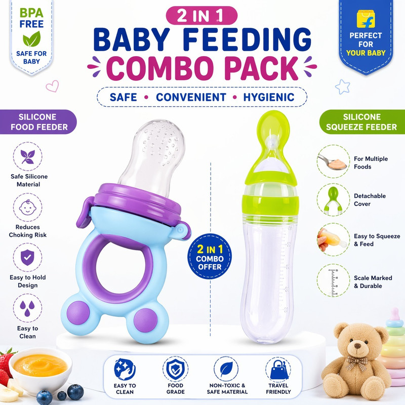 CHILD CHIC FEEDING BOTTLE & FOOD FEEDER ( PINK) - 90 ml(Green)