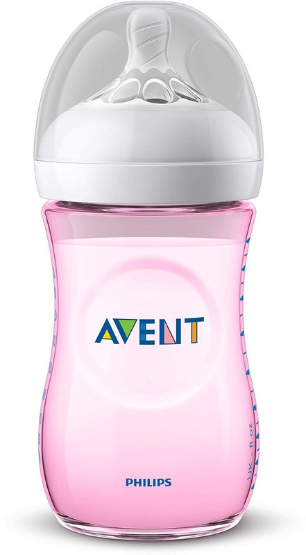 Philips Avent New Natural Pink Ultra Soft 1m+ 260 ml - 260 ml(Pink)