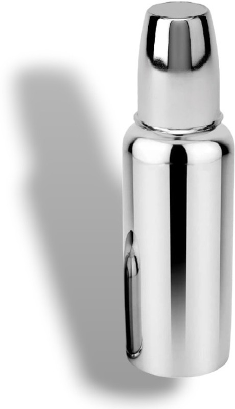 RB Point Uncompromised Hygiene 304 SS Bottles with Travel Caps for Babies - 240 ml(Silver-1 PACK)