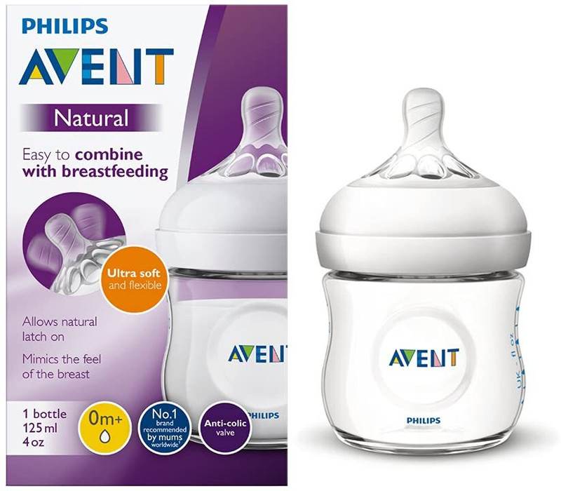 Philips Avent Natural Ultra Soft 0m+ 125 ml - 125 ml(White)