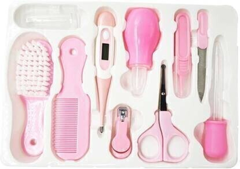 EssCubes Enterprise New Born Baby nail care,healthcare, grooming, baby care gifting set of 10 pieces(Pink)