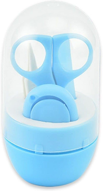 SYGA Baby, Infant and Toddler Blue Grooming Kit with Scissors - The Best Unique Baby Shower Gift for Girls and Boys(Blue)