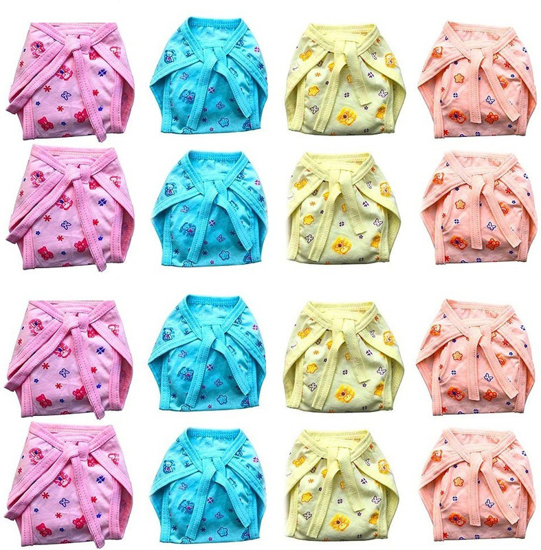 FabSquare New Born Baby Care Cloth Combo set of 16 Nappy (langot) hosieary material(Multicolor)