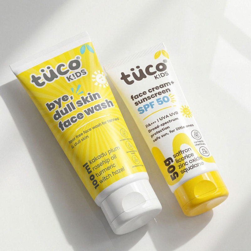 TuCo Kids Detan & Sun Protection Combo(Face wash & Sunscreen)