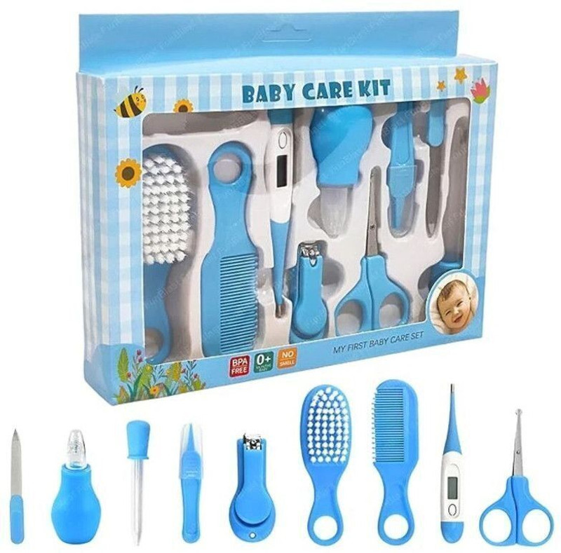 Karmoksh 10 Pcs Baby Healthcare Nail Care Newborn Baby Care Kit(Blue)